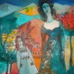 Abrahamyan Khachik 14.Unusual Dream 2008 Oil on Canvas 70cmx50cm