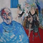 Abrahamyan Khachik 17.Parajanov 1994 Oil on Canvas 90cmx80cm